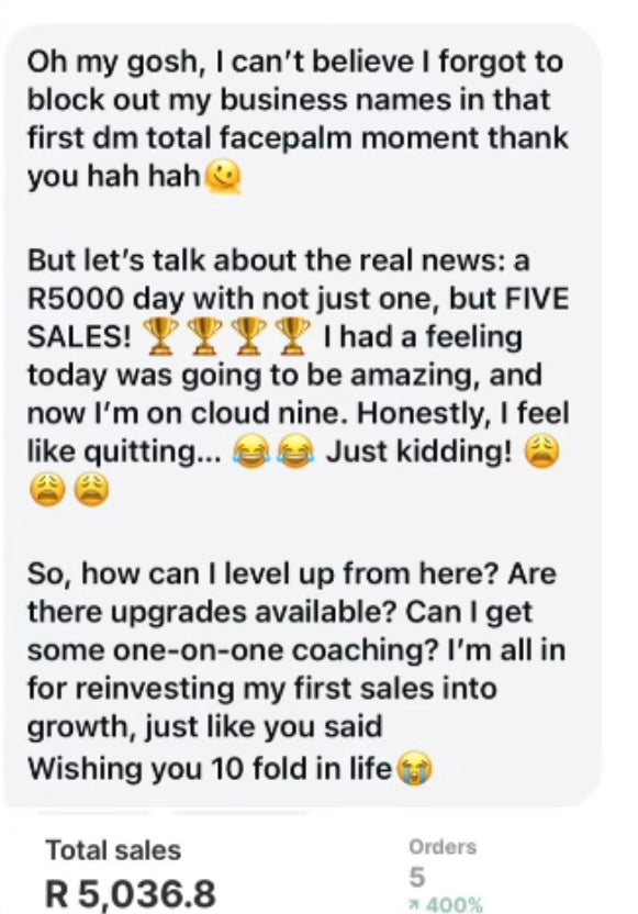 Free Masterclass -Million rand Brands with TJ banks (how to start dropshipping)